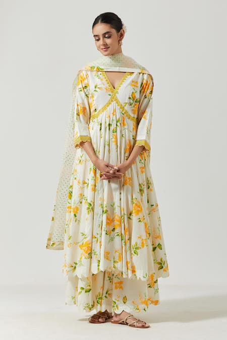 fancy Cotton Printed gown