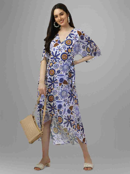 Beautiful Designer Maxi Floral Printed Dress
