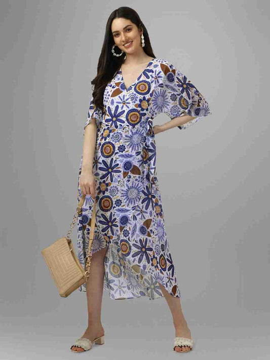Beautiful Designer Maxi Floral Printed Dress
