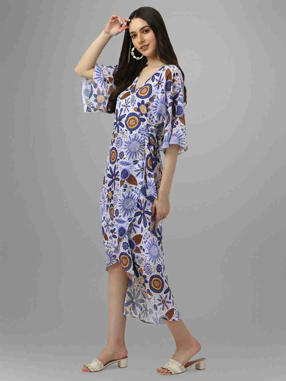 Beautiful Designer Maxi Floral Printed Dress