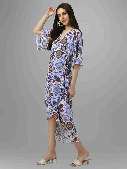 Beautiful Designer Maxi Floral Printed Dress