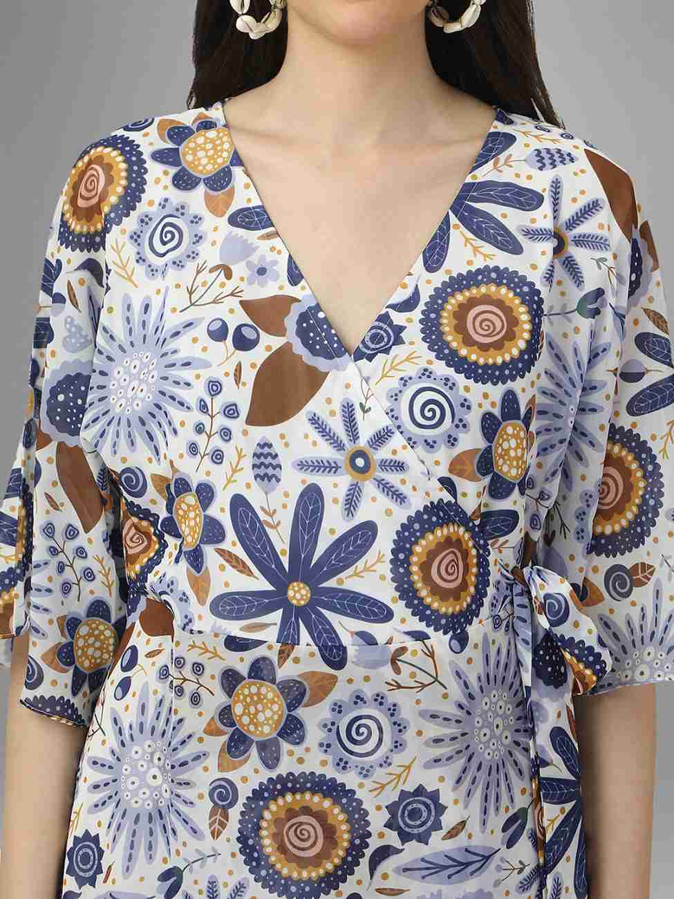 Beautiful Designer Maxi Floral Printed Dress