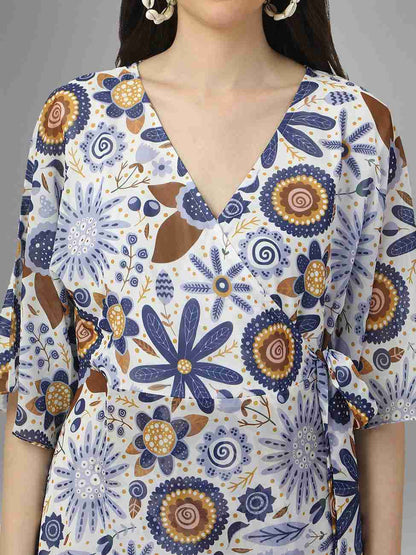 Beautiful Designer Maxi Floral Printed Dress