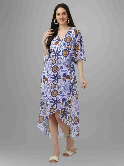 Beautiful Designer Maxi Floral Printed Dress